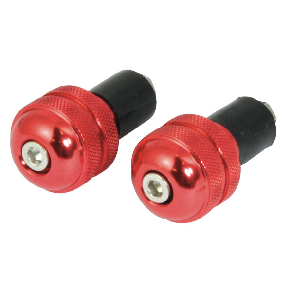 bike it Bike it red 13mm round bar end weights